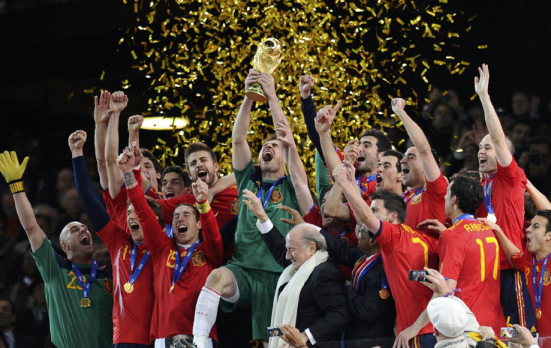 España, Campeona del Mundo de fútbol en Sudáfrica