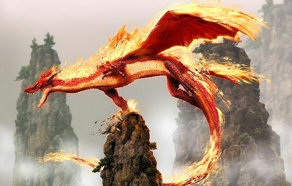Dragón de fuego