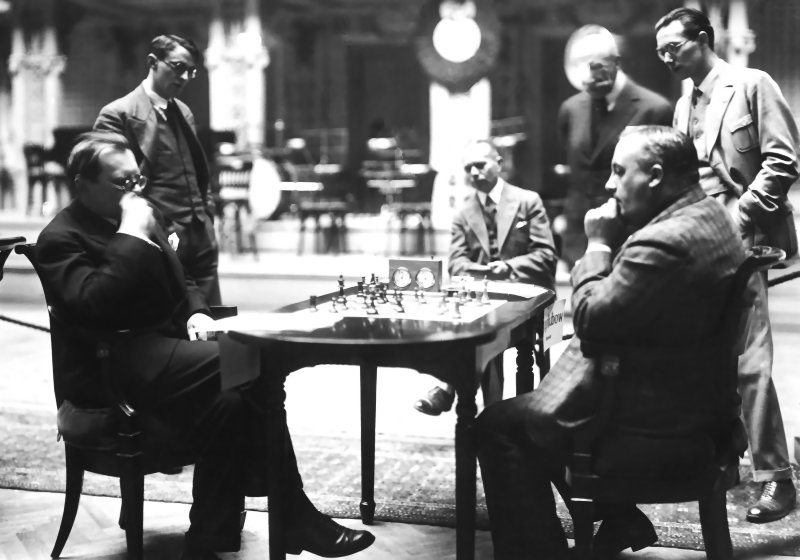 San Remo 1930. Bogoljubow-Alekhine