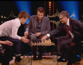 Magnus Carlsen no tuvo piedad de Bill Gates