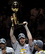¡Pau Gasol, campeón de la NBA con Los Lakers!