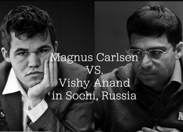 Magnus Carlsen y Vishy Anand