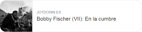 Bobby Fischer (VII): En la cumbre