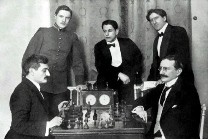 San Petersburgo 1914: Lasker, Capablanca, Alekhine, Tarrasch y Marshall