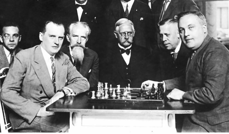 Match 1929. Alekhine y Bogoljubow