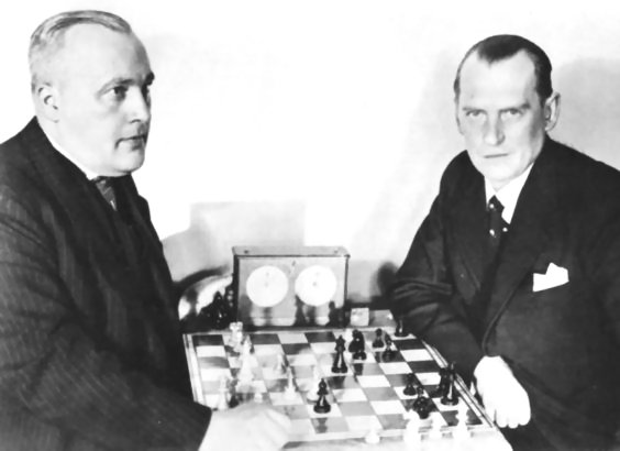 1934 Alekhine y Bogoljubow