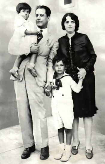 Familia Capablanca hacia 1930